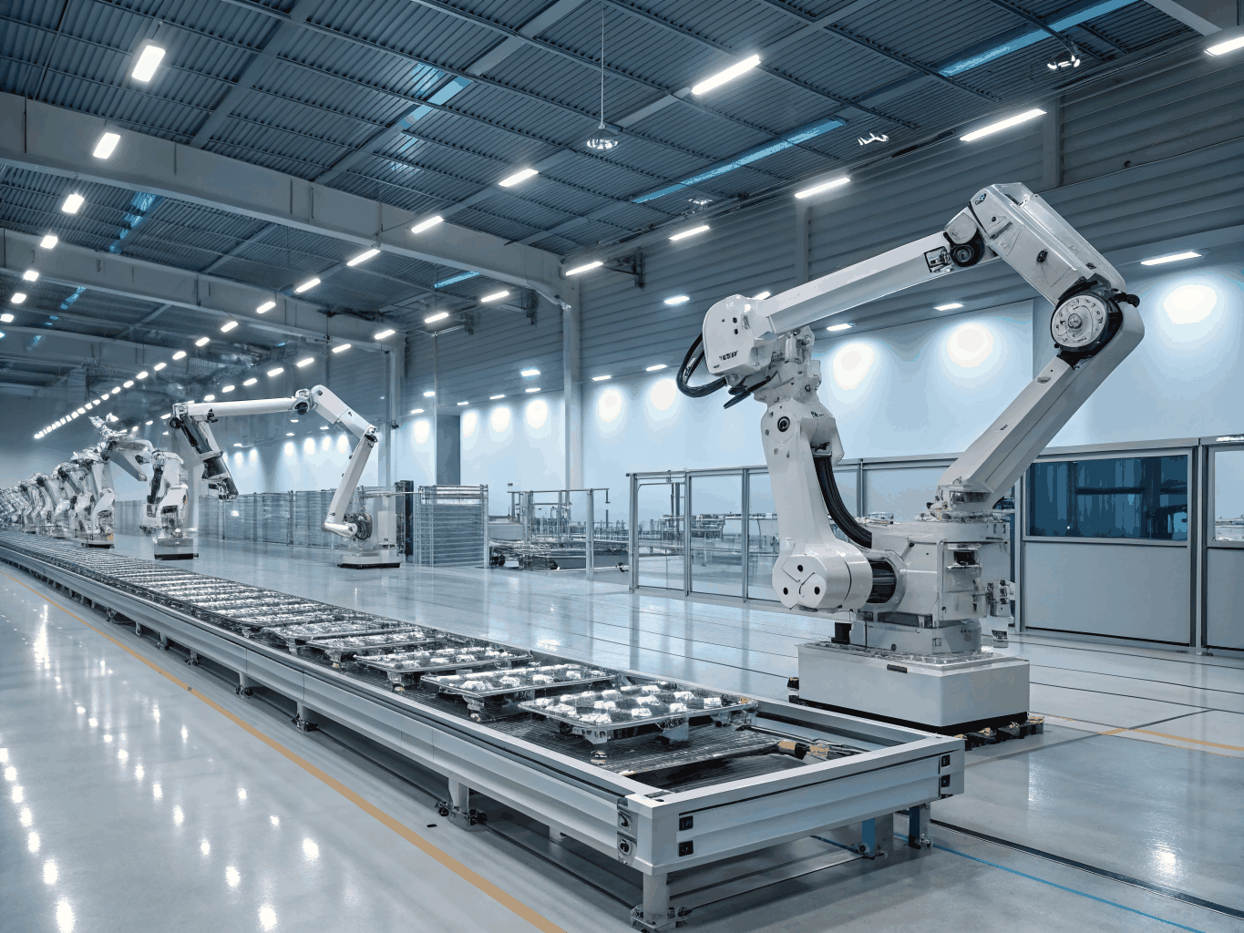 Advanced manufacturing facility with automated systems